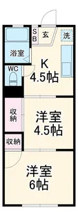 神奈川県横浜市港南区上大岡東1【マンション】の間取り