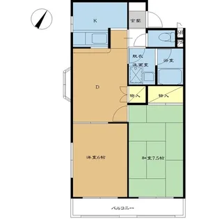 Yamayoshi セピア館【2階】の間取り