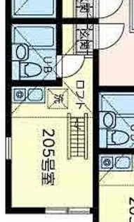 神奈川県横浜市金沢区六浦東2【アパート】の間取り