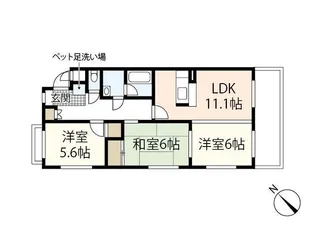 Maple Kawauchi【3階】の間取り