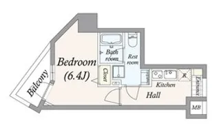 1Kの間取り画像