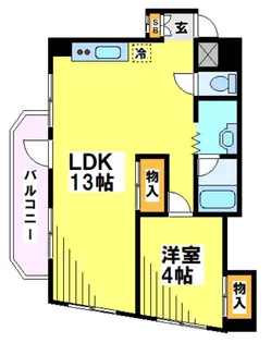 東京都世田谷区北烏山1【マンション】の間取り
