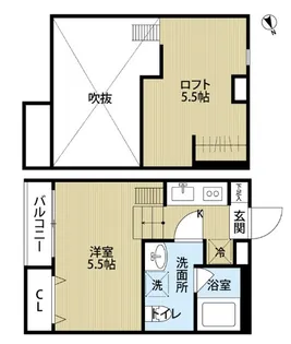 La festa【1階】の間取り