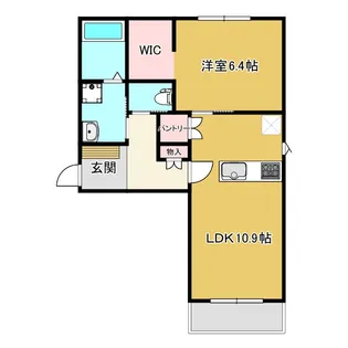 カージュ野村【2階】の間取り