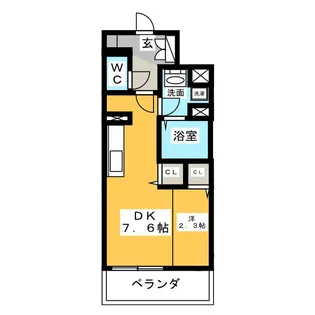 グランデ寿町【3階】の間取り