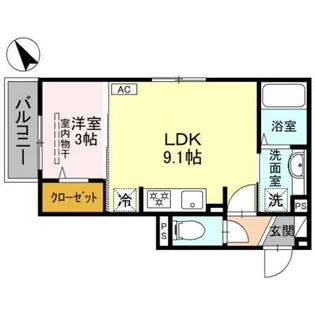 The・Tranguil【2階】の間取り