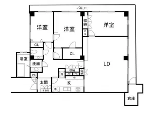 ドムス青山【4階】の間取り