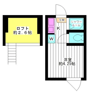 東京都練馬区練馬3【アパート】の間取り