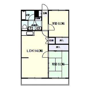 サンクレスト中央【3階】の間取り