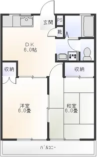 アーヴァンヒルズ1号館【2階】の間取り