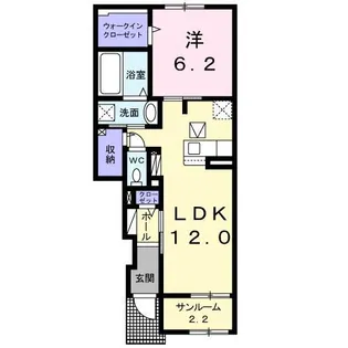 セングヤングA【1階】の間取り