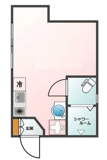 Glanz東新宿【2階】の間取り