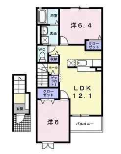 千【2階】の間取り