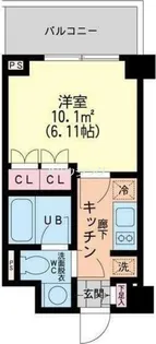 エスティメゾン新中野【3階】の間取り