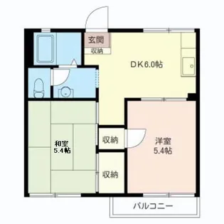 ルミエール・イースト【2階】の間取り