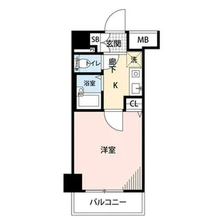 東京都中央区月島4【マンション】の間取り