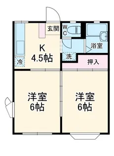 ジュネス丸山台【2階】の間取り