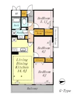 AZALETY上北沢-アザレティー上北沢-【2階】の間取り