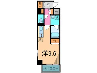 Gru・ne 白山【5階】の間取り
