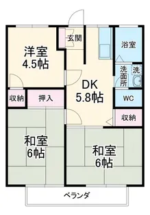 ファミール座間【2階】の間取り