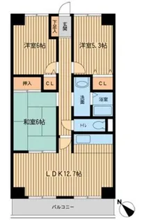 神奈川県座間市相武台3【マンション】の間取り