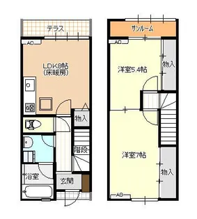 ファイン赤田の間取り