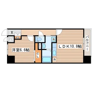 新田東レジデンス五番館【4階】の間取り