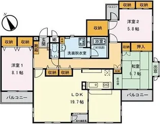 プレステージ【3階】の間取り