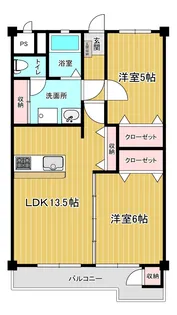 宇都宮ロイヤルコーポ(リノベーション)【6階】の間取り
