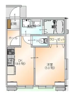 エステージ船橋ノース【1階】の間取り