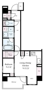 ベルジェンド西日暮里グランセルサス【3階】の間取り