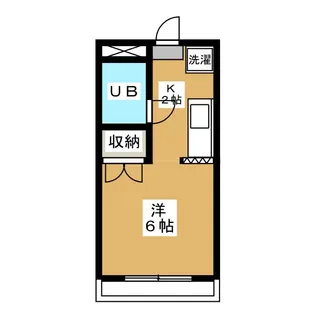 シャトル国立【1階】の間取り