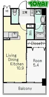 Maple利平治【2階】の間取り
