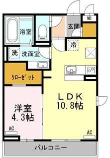 花水木【1階】の間取り