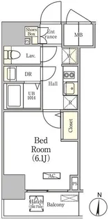 セトルコート品川戸越【7階】の間取り