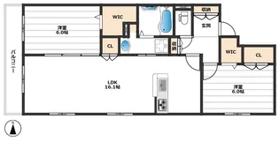 EL CIELO【2階】の間取り