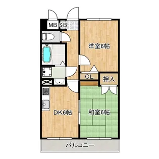 コートエスタ【1階】の間取り