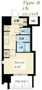 スプランディッド大山【12階】の間取り