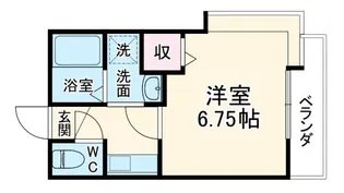 ウッドベルV【1階】の間取り