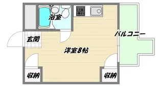大阪府大阪市淀川区木川東4【マンション】の間取り