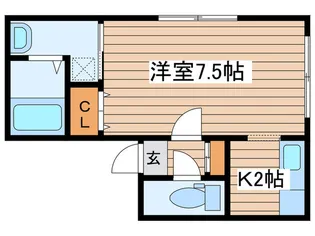 コーラル麻生【3階】の間取り