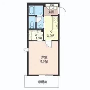 リフエ【1階】の間取り