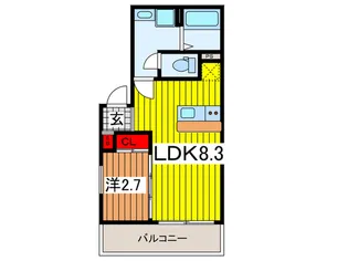 Sunshine七里.【2階】の間取り