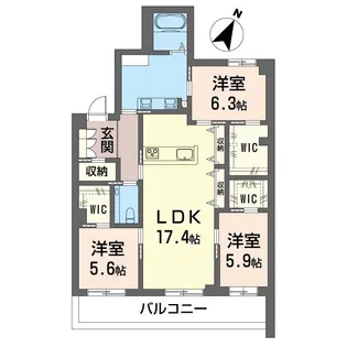 リリーフィア【2階】の間取り