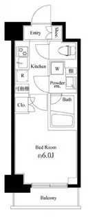ハーモニーレジデンス武蔵小杉【1階】の間取り