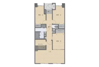 ライオンズマンション千葉グランドタワー【1階】の間取り