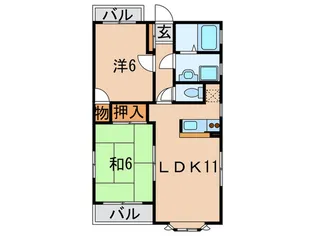 サンリッチ【2階】の間取り