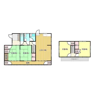 熊本県八代市豊原下町【一戸建】の間取り