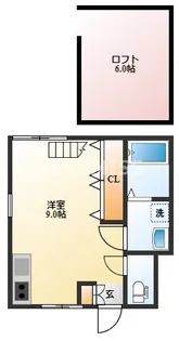アメニティ十人町【2階】の間取り
