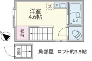 東京都新宿区高田馬場4【アパート】の間取り